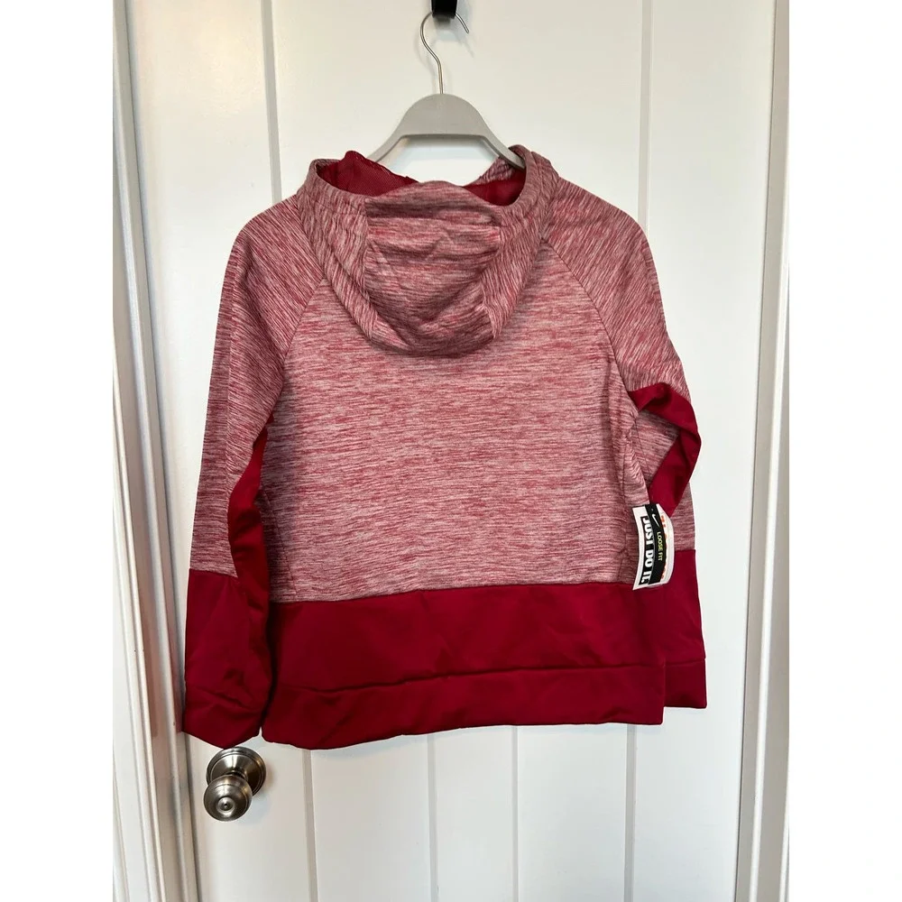 Nike Youth Dri Fit Loose Fit Therma Training‎ Hoodie Sweatshirt Pockets Red XL